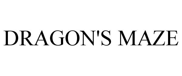 Trademark Logo DRAGON'S MAZE