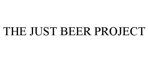  THE JUST BEER PROJECT