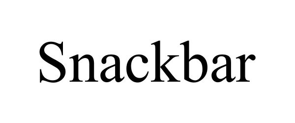 Trademark Logo SNACKBAR