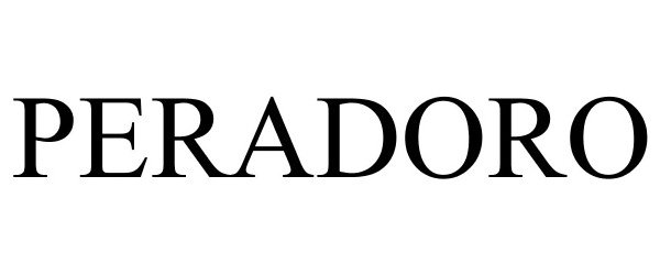 Trademark Logo PERADORO