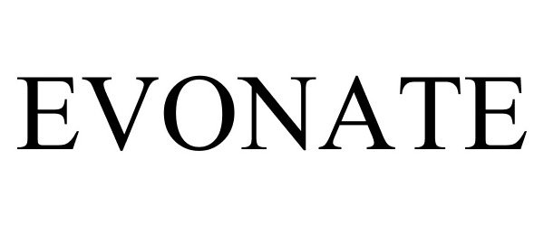 Trademark Logo EVONATE