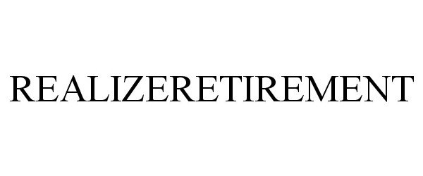 Trademark Logo REALIZERETIREMENT