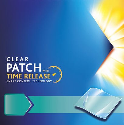  CLEAR PATCH WITH TIME RELEASE SMART CONTROL TECHNOLOGY