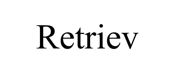 Trademark Logo RETRIEV