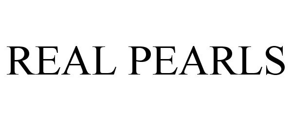 Trademark Logo REAL PEARLS