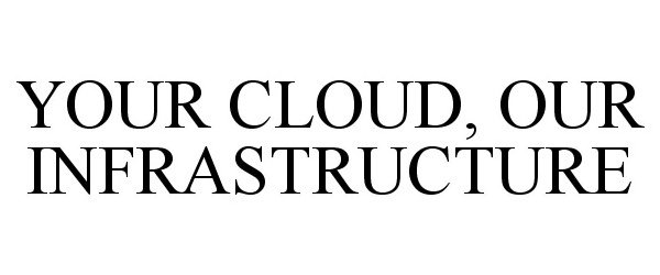  YOUR CLOUD, OUR INFRASTRUCTURE