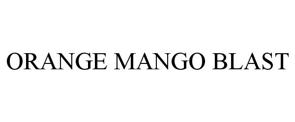  ORANGE MANGO BLAST