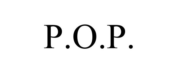 Trademark Logo P.O.P.