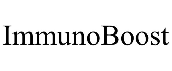 Trademark Logo IMMUNOBOOST