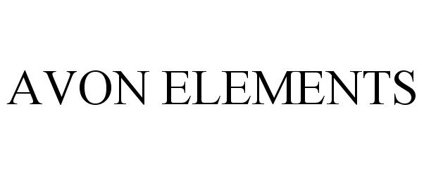Trademark Logo AVON ELEMENTS