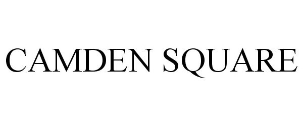 Trademark Logo CAMDEN SQUARE