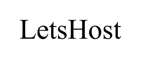 Trademark Logo LETSHOST