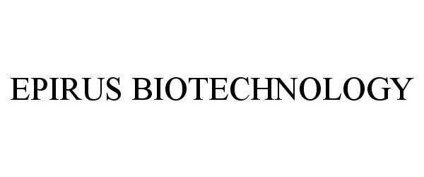  EPIRUS BIOTECHNOLOGY