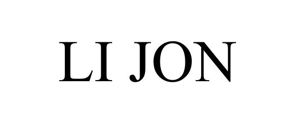 Trademark Logo LI JON