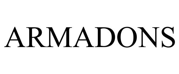Trademark Logo ARMADONS