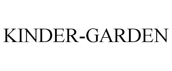 Trademark Logo KINDER-GARDEN
