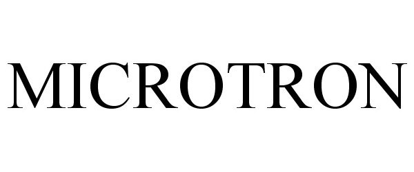 Trademark Logo MICROTRON