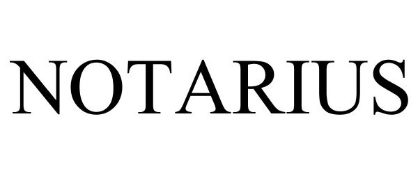 Trademark Logo NOTARIUS