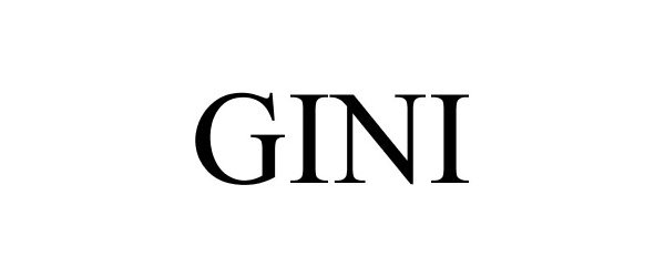 Trademark Logo GINI