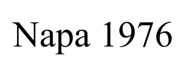 Trademark Logo NAPA 1976