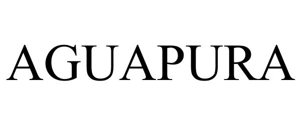 Trademark Logo AGUAPURA