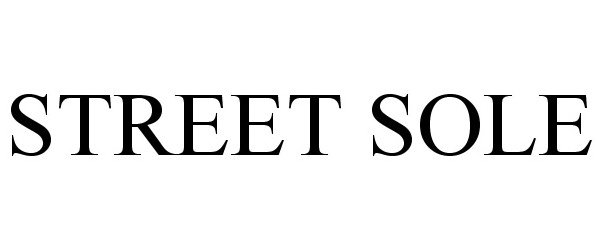 Trademark Logo STREET SOLE