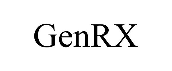 Trademark Logo GENRX