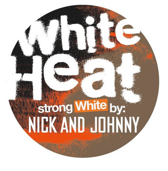 Trademark Logo WHITE HEAT STRONG WHITE BY: NICK AND JOHNNY