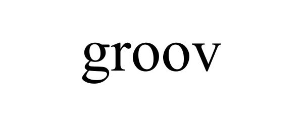 Trademark Logo GROOV