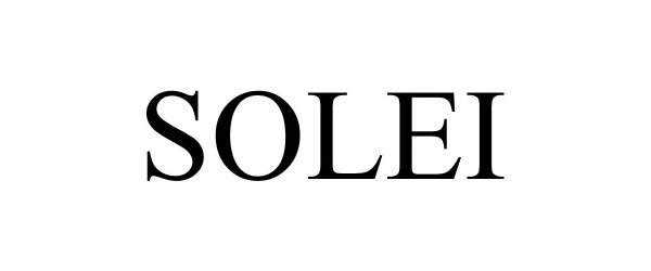 Trademark Logo SOLEI