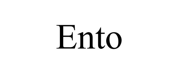 Trademark Logo ENTO