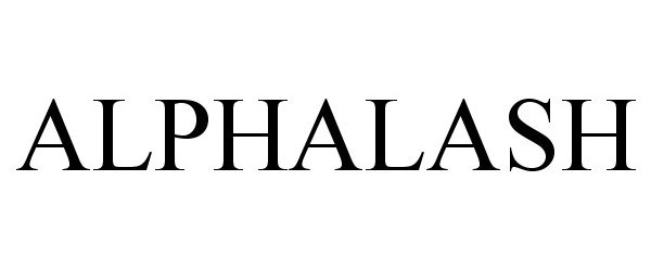  ALPHALASH