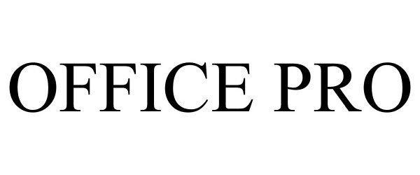 Trademark Logo OFFICE PRO