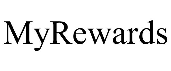 Trademark Logo MYREWARDS