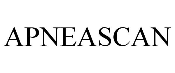 Trademark Logo APNEASCAN