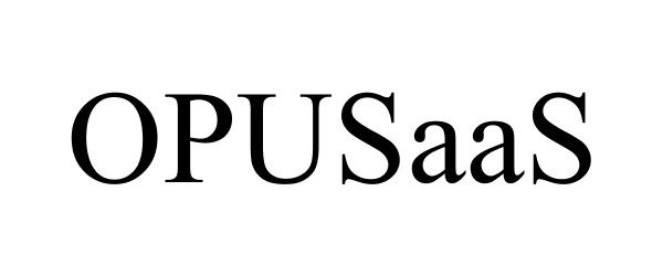 Trademark Logo OPUSAAS