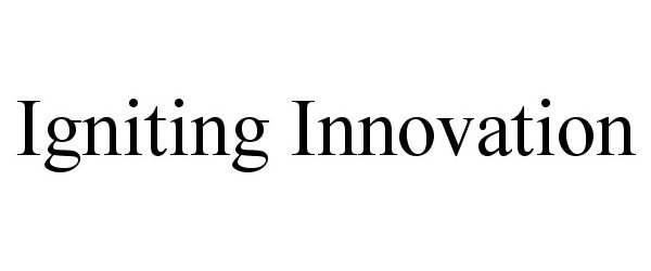  IGNITING INNOVATION