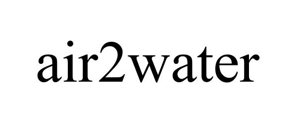 Trademark Logo AIR2WATER