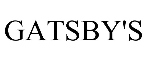 Trademark Logo GATSBY'S