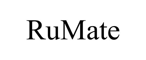Trademark Logo RUMATE