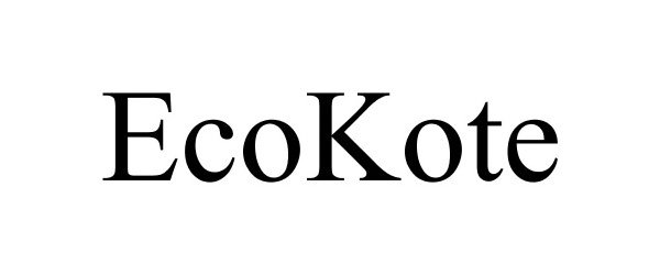 Trademark Logo ECOKOTE