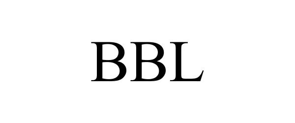 Trademark Logo BBL