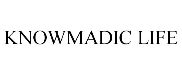 Trademark Logo KNOWMADIC LIFE