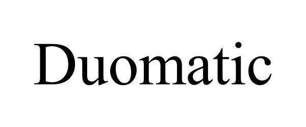 Trademark Logo DUOMATIC