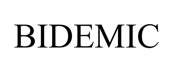 Trademark Logo BIDEMIC