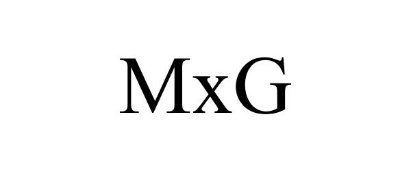 Trademark Logo MXG