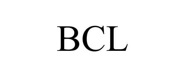 Trademark Logo BCL