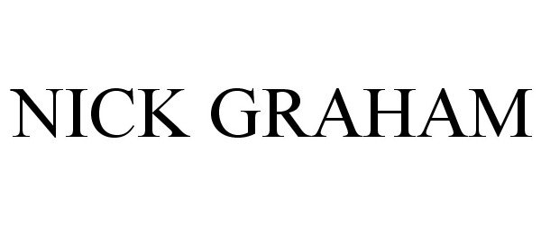 Trademark Logo NICK GRAHAM
