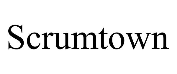 Trademark Logo SCRUMTOWN