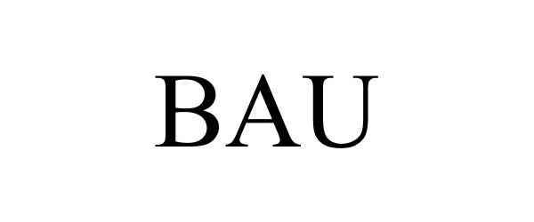 Trademark Logo BAU